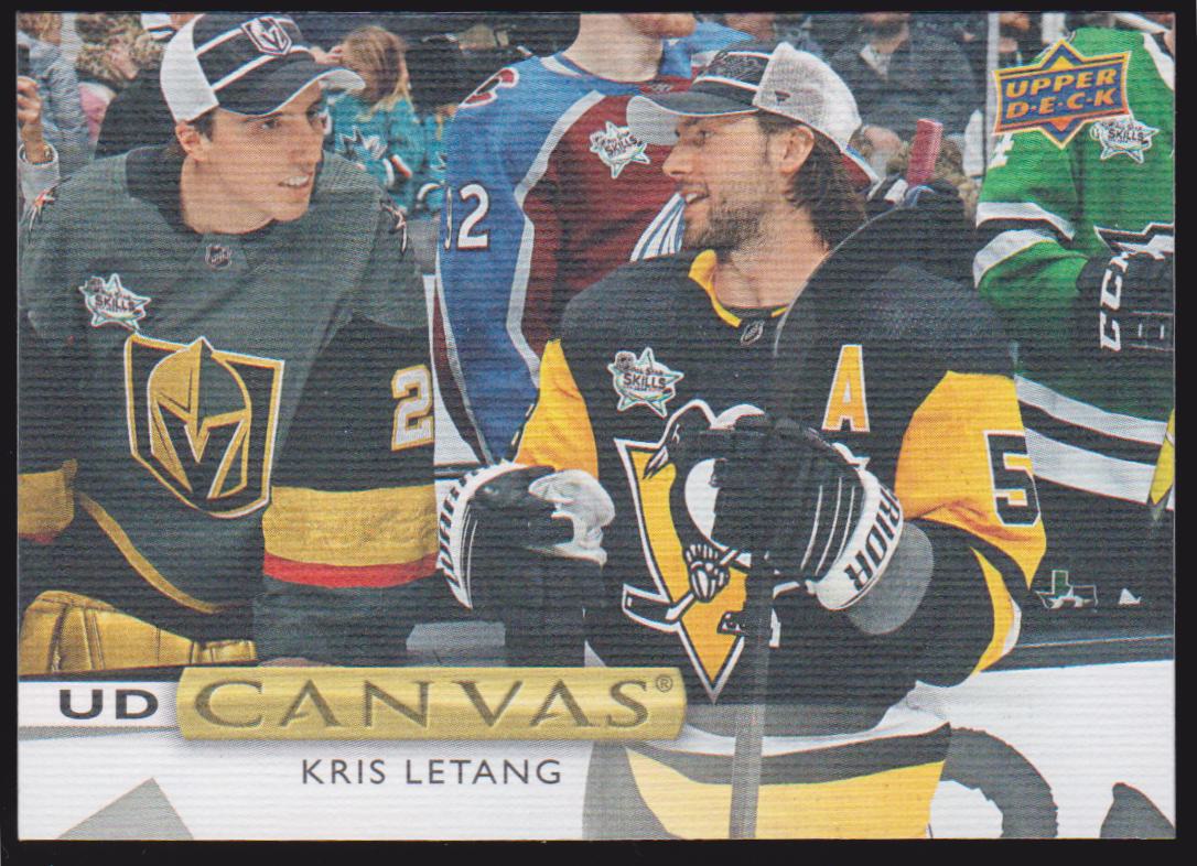 2019-20 Upper Deck Canvas #C46 Kris Letang (image for) 2019-20 Upper Deck Canvas #C46 Kris Letang