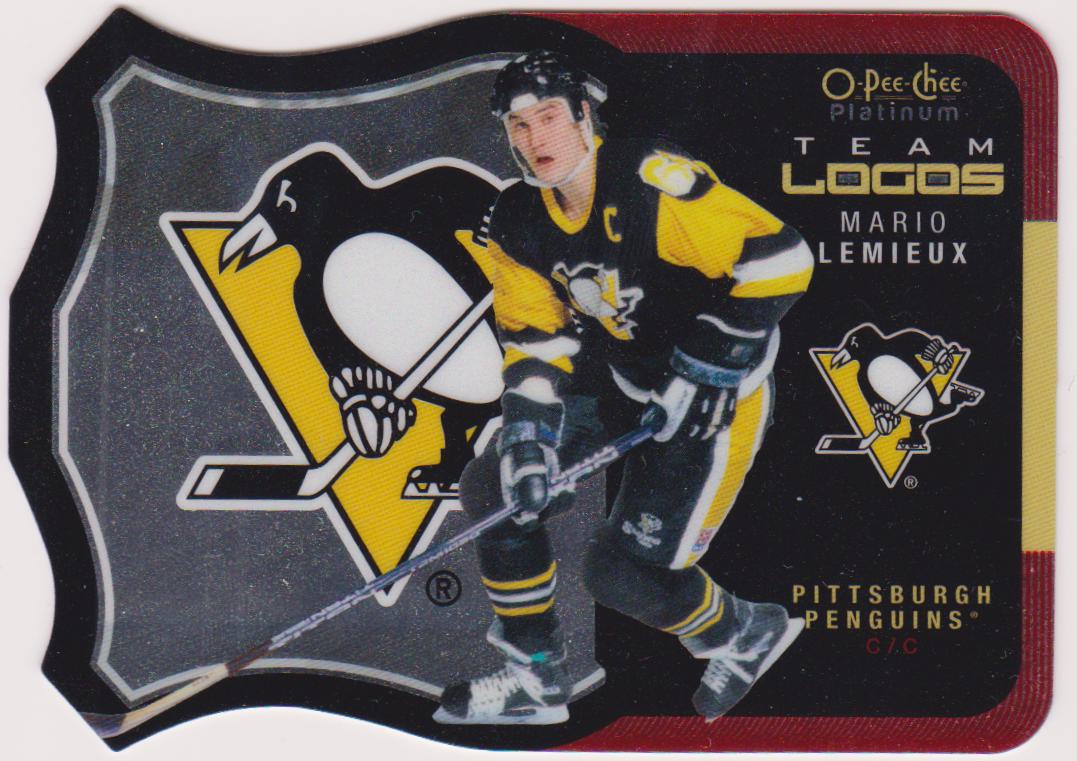 (image for) 2015-16 O-Pee-Chee Platinum Team Logo Die Cuts #T35 Mario Lemieux