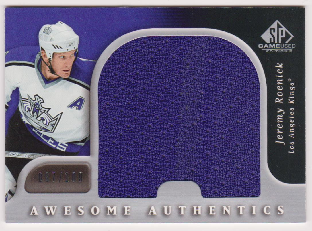 (image for) 2005-06 SP Game Used Awesome Authentics #AAJR Jeremy Roenick - Jerseys