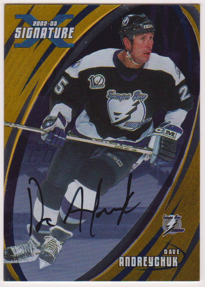 (image for) 2002-03 BAP Signature Series Autographs Gold #11 Dave Andreychuk