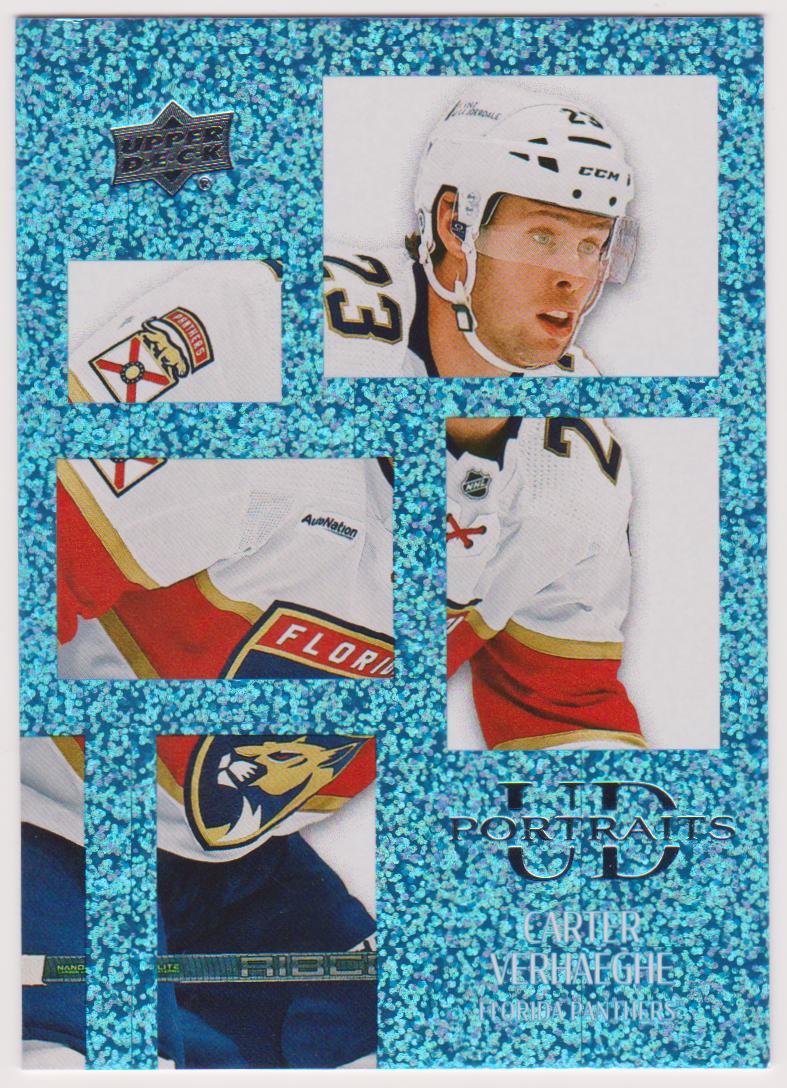 (image for) 2024-25 Upper Deck UD Portraits Speckle #P25 Carter Verhaeghe