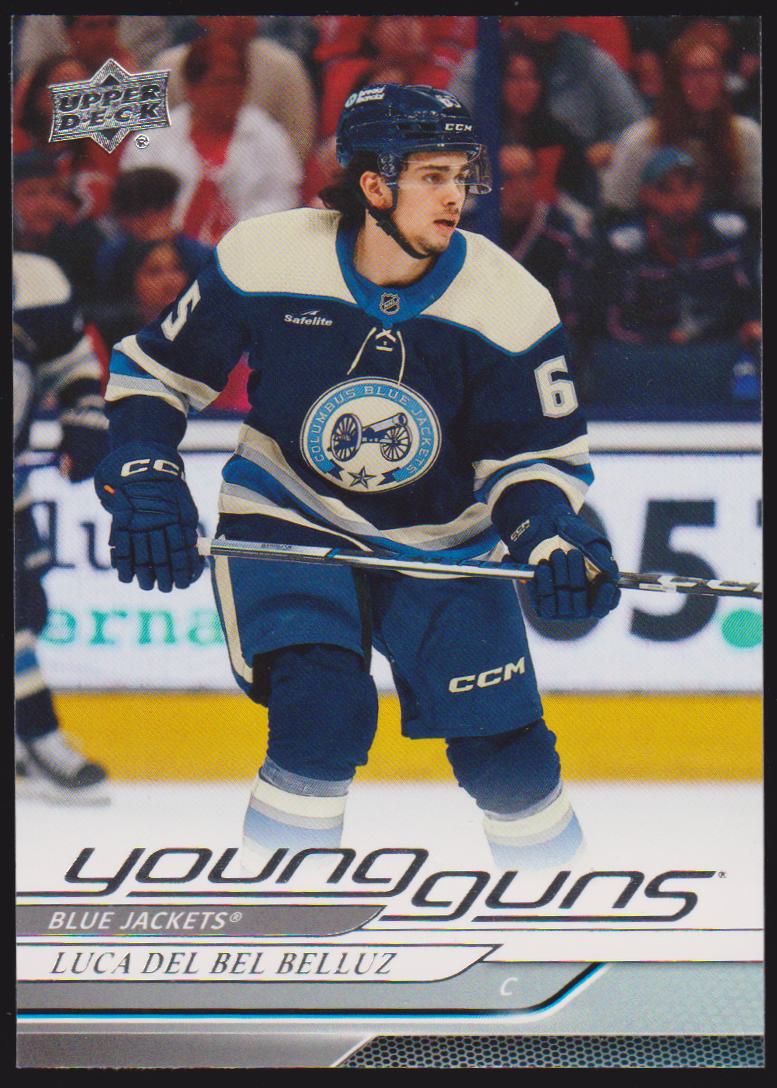 2024-25 Upper Deck #214 Luca Del Bel Belluz YG RC (image for) 2024-25 Upper Deck #214 Luca Del Bel Belluz YG RC