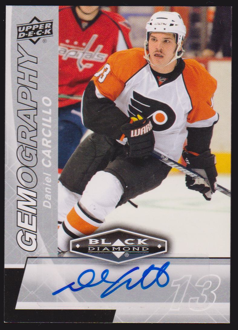 (image for) 2010-11 Black Diamond Gemography #GDC Daniel Carcillo AUTO