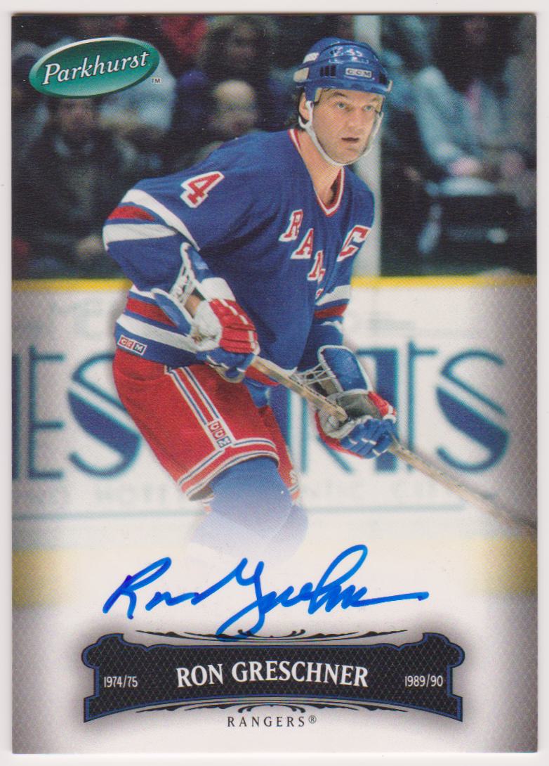 2006-07 Parkhurst Autographs #18 Ron Greschner (image for) 2006-07 Parkhurst Autographs #18 Ron Greschner