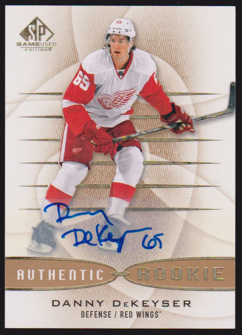 (image for) 2013-14 SP Game Used Gold Autographs #200 Danny DeKeyser - RC Year