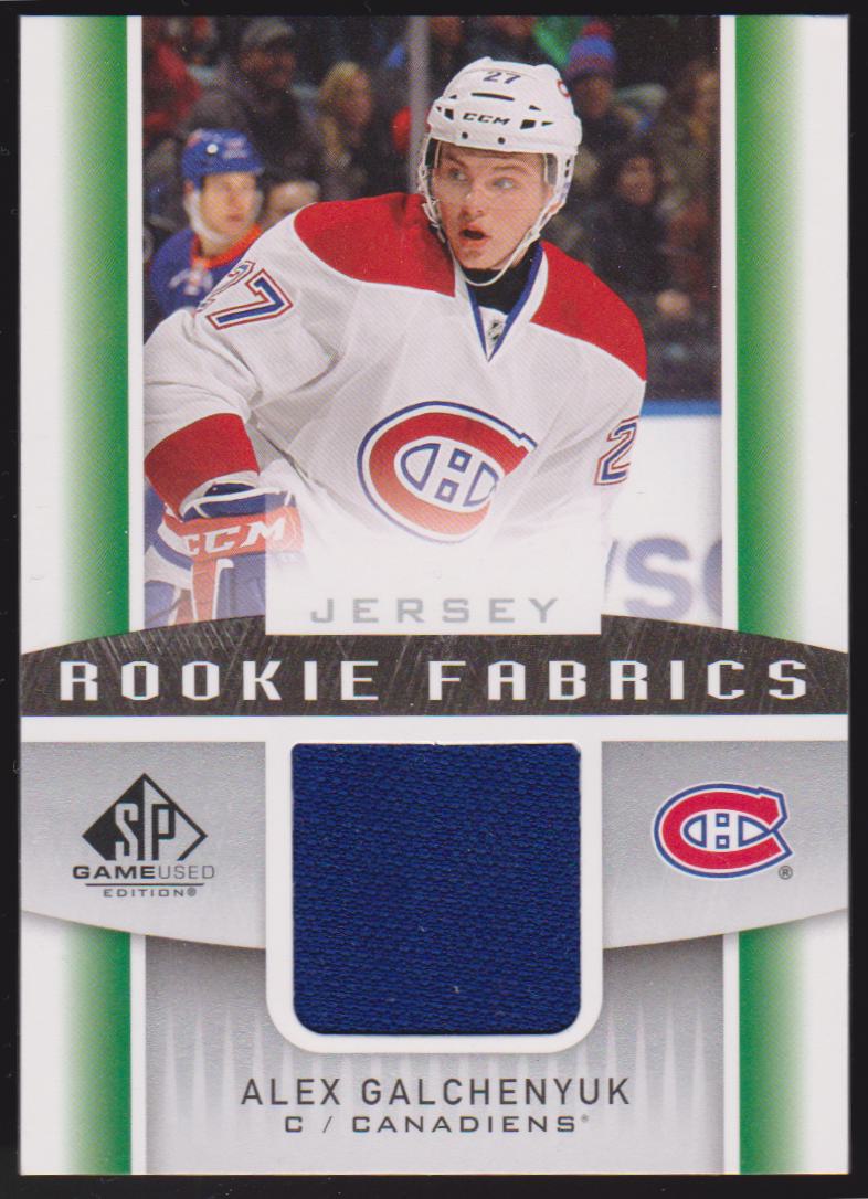 (image for) 2013-14 SP Game Used Rookie Fabrics #RFAG Alex Galchenyuk - RC Year Jerseys