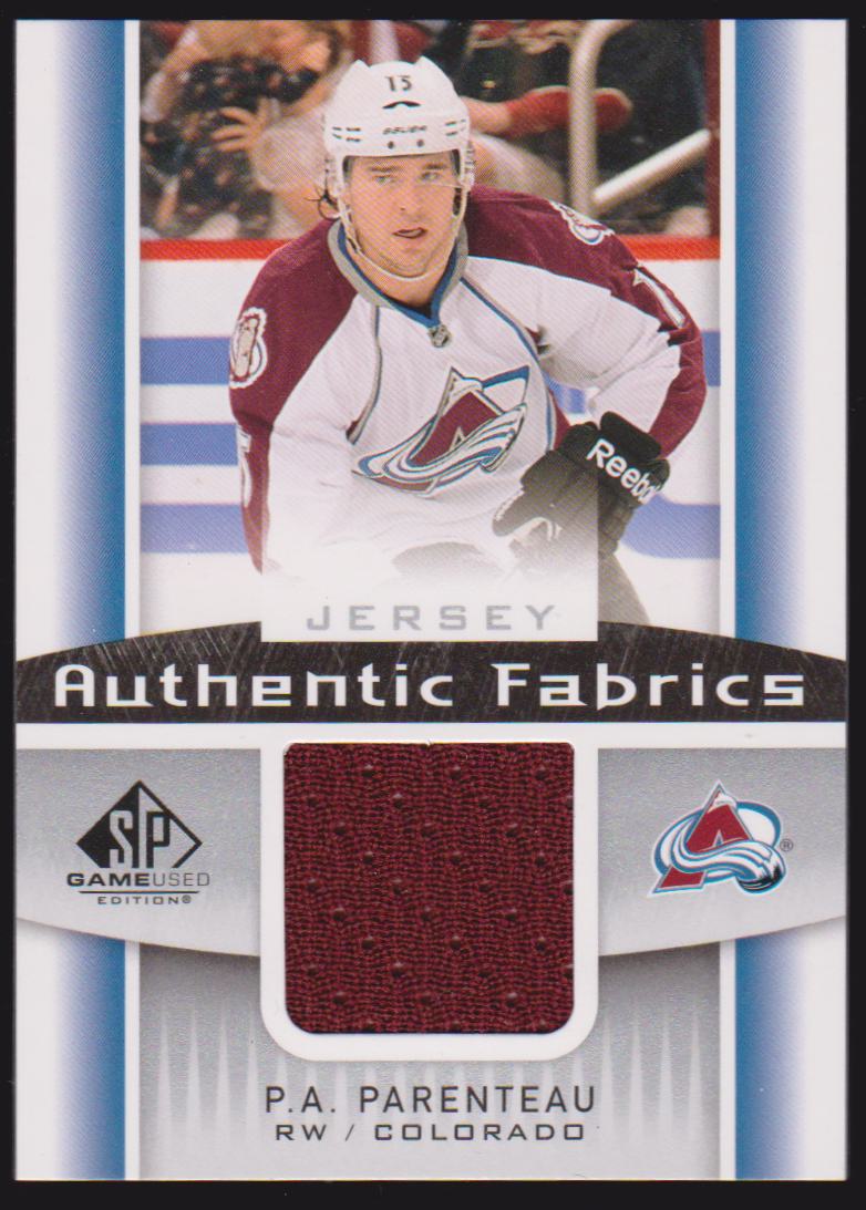 (image for) 2013-14 SP Game Used Authentic Fabrics #AFPA P.A. Parenteau - Jerseys