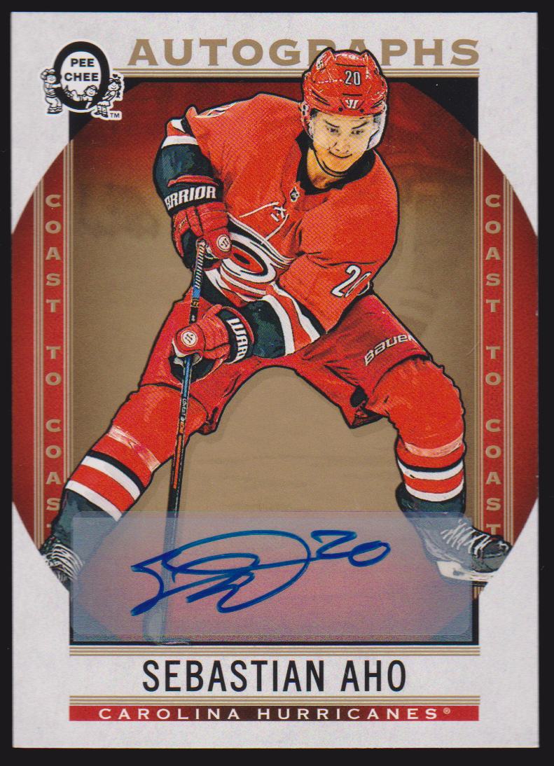 (image for) 2018-19 O-Pee-Chee Coast to Coast Autographs #15 Sebastian Aho