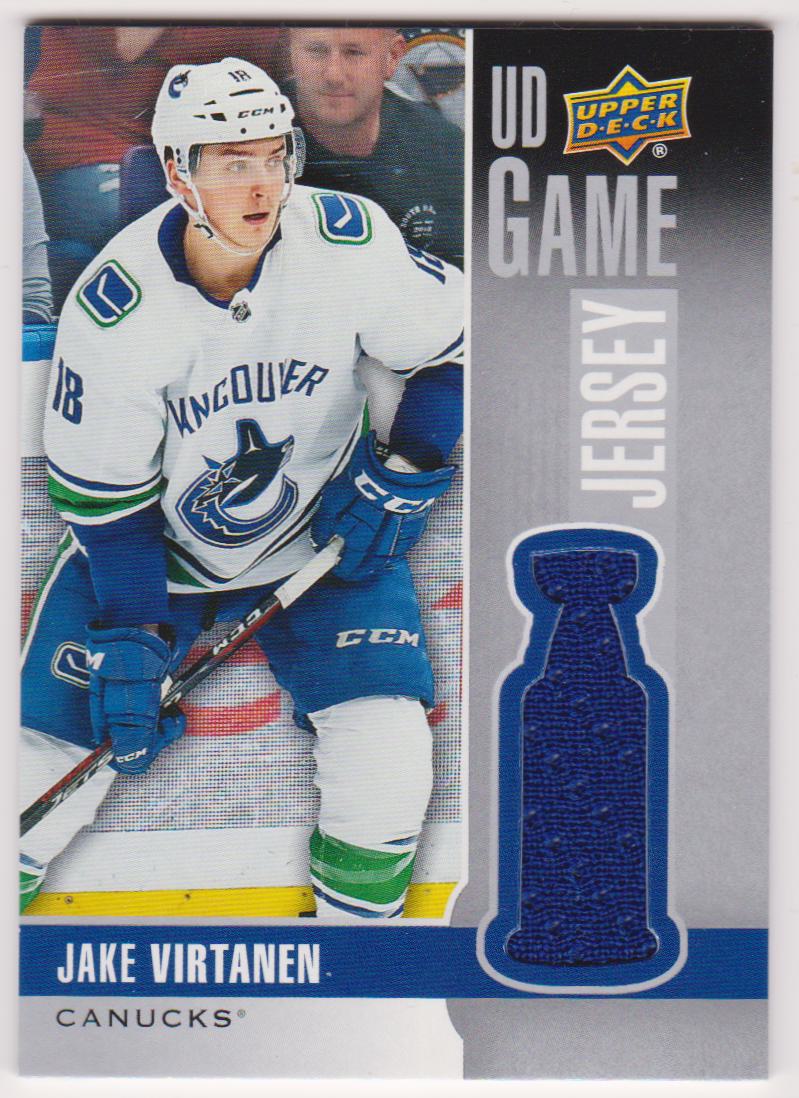 (image for) 2019-20 Upper Deck Game Jerseys #GJJV Jake Virtanen