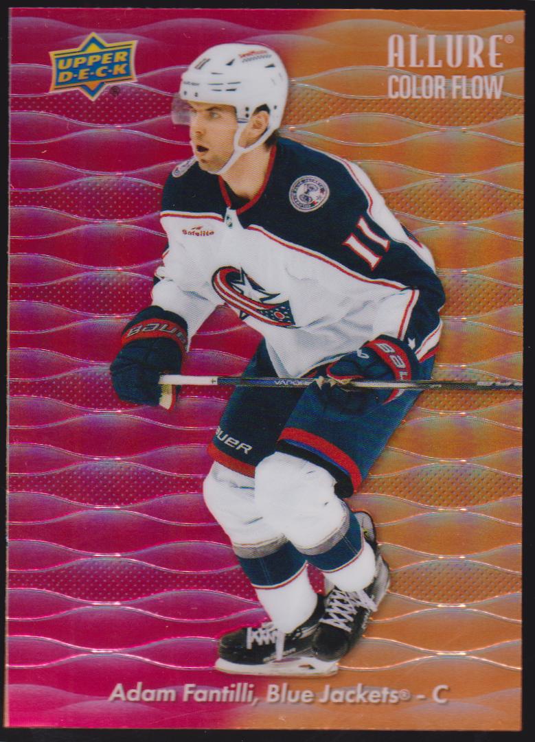 (image for) 2023-24 Upper Deck Allure Color Flow Red Orange #CF5 Adam Fantilli - RC Year