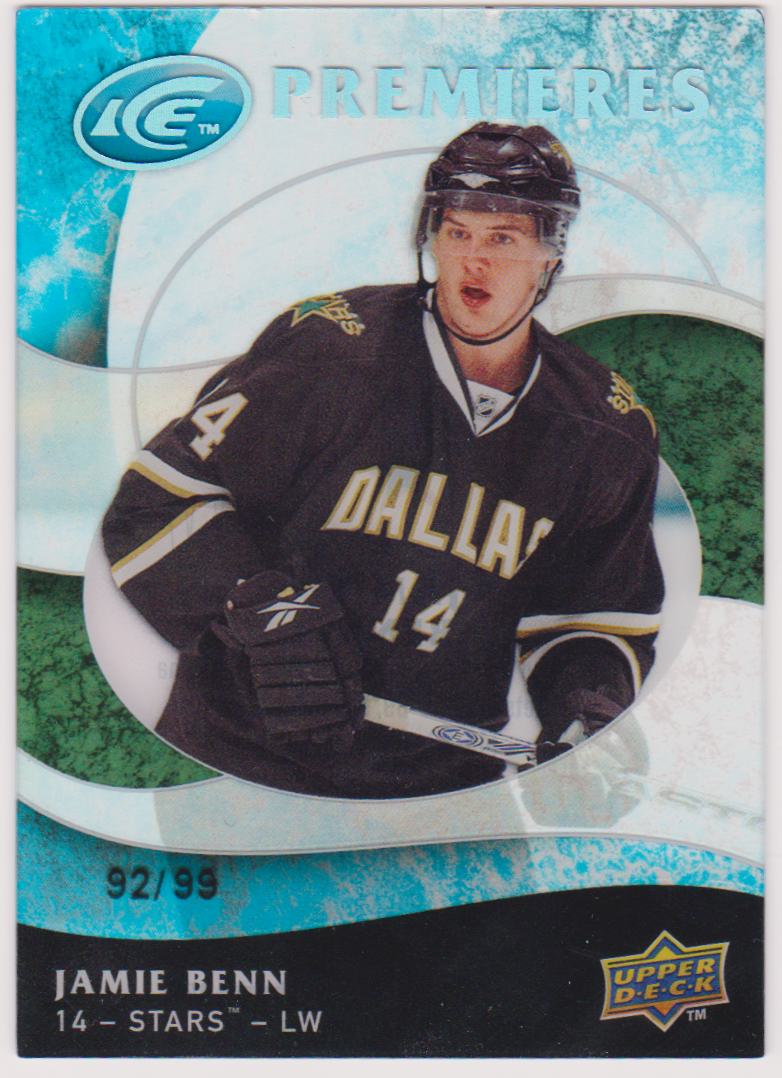 2009-10 Upper Deck Ice #170 Jamie Benn RC 92/99 (image for) 2009-10 Upper Deck Ice #170 Jamie Benn RC 92/99