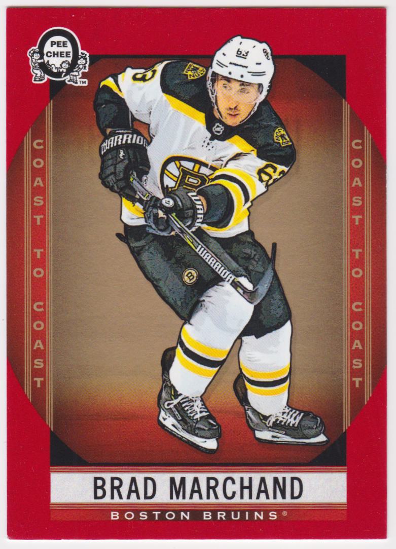 2018-19 O-Pee-Chee Coast to Coast Red #37 Brad Marchand (image for) 2018-19 O-Pee-Chee Coast to Coast Red #37 Brad Marchand