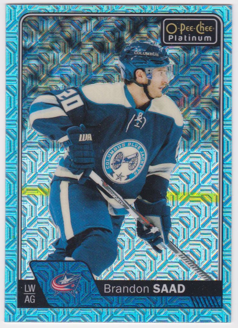 (image for) 2016-17 O-Pee-Chee Platinum Ice Blue Traxx #6 Brandon Saad