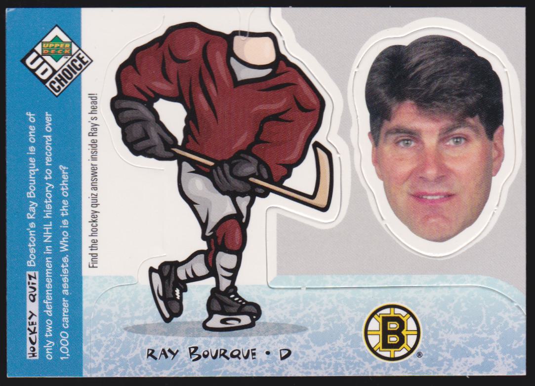 (image for) 1998-99 UD Choice Mini Bobbing Head #BH3 Raymond Bourque