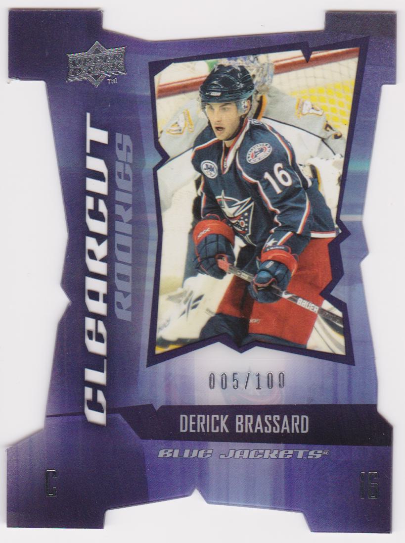(image for) 2008-09 Upper Deck Clear Cut Rookies #CCR37 Derick Brassard