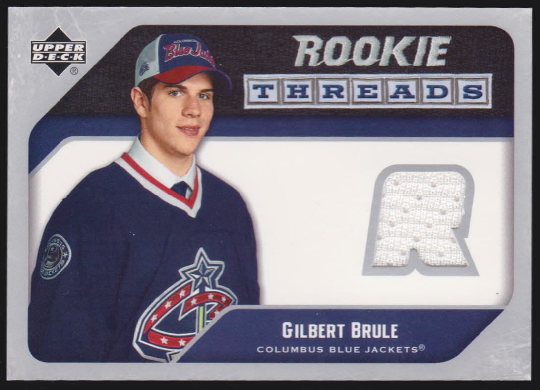 (image for) 2005-06 Upper Deck Rookie Threads #RTGB Gilbert Brule - Jerseys