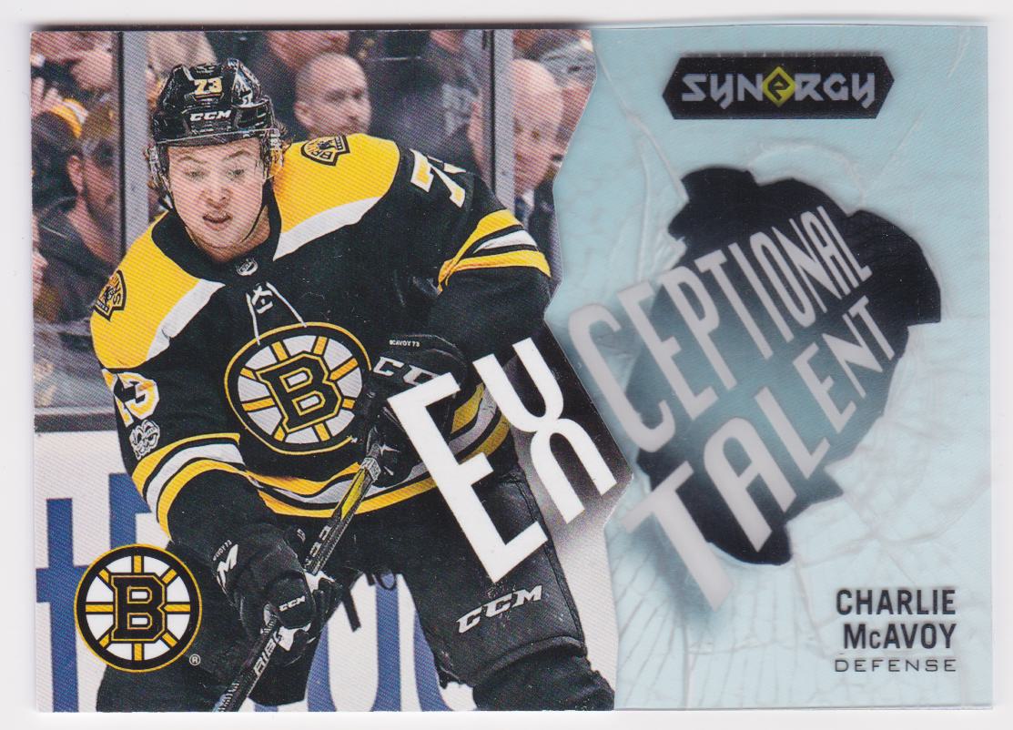 (image for) 2017-18 Synergy Exceptional Talent #ET33 Charlie McAvoy - RC Year