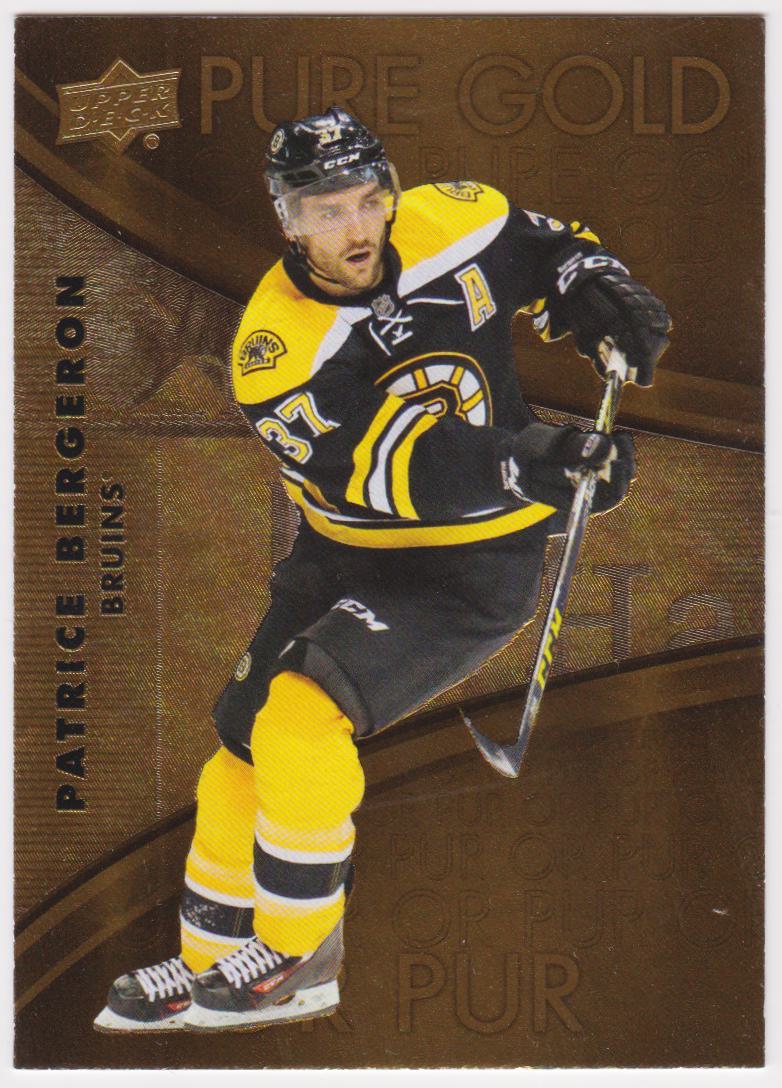 (image for) 2016-17 Upper Deck Tim Hortons Pure Gold #PG2 Patrice Bergeron