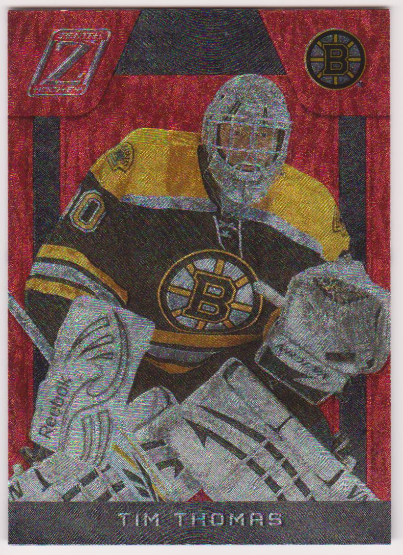 2010-11 Zenith Red Hot #29 Tim Thomas (image for) 2010-11 Zenith Red Hot #29 Tim Thomas