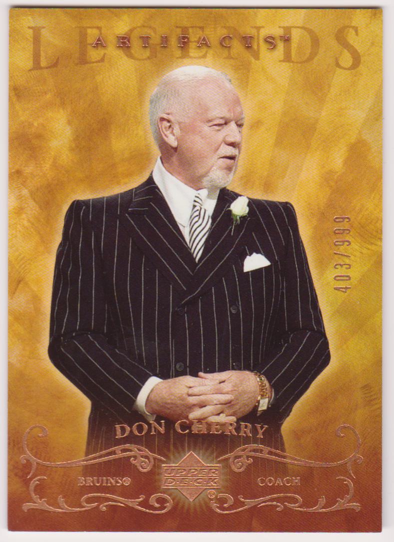 (image for) 2006-07 Artifacts #108 Don Cherry LEGENDS 403/999