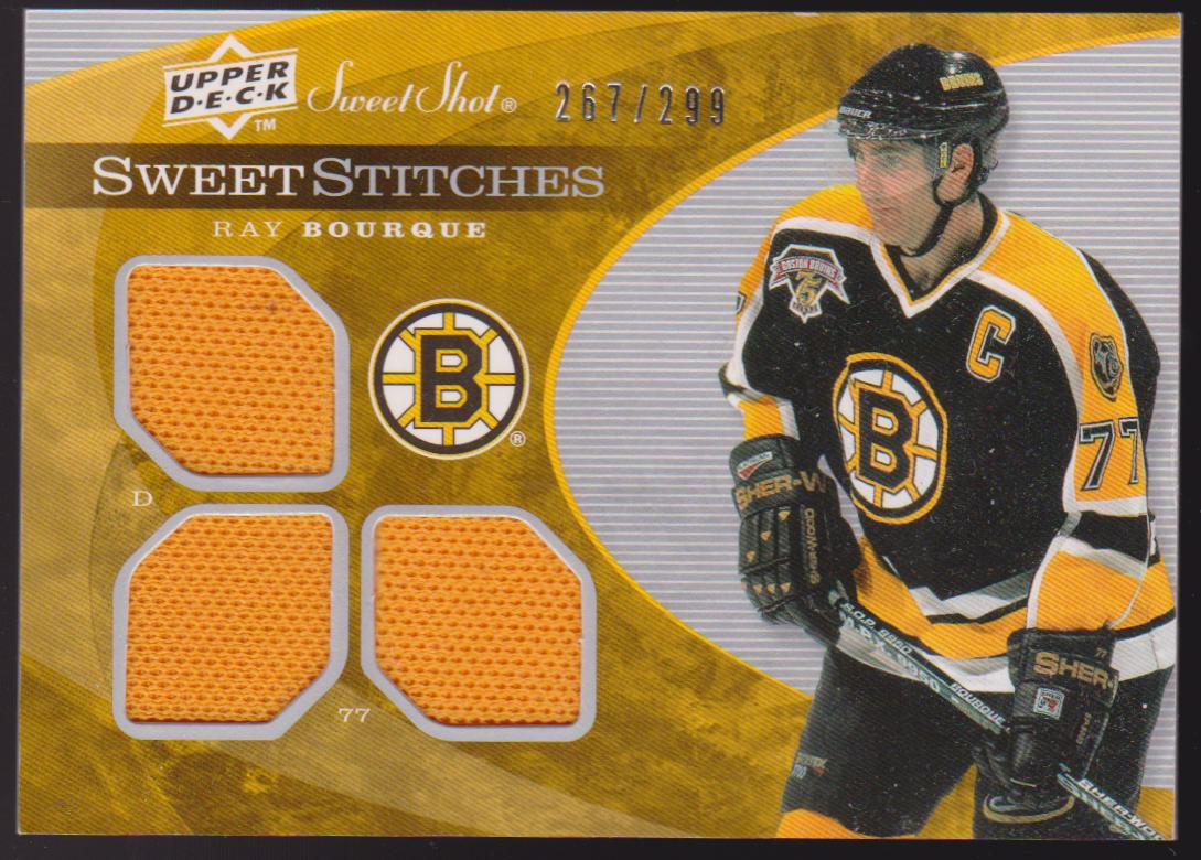 (image for) 2007-08 Sweet Shot Sweet Stitches Triples #SSTRB Raymond Bourque