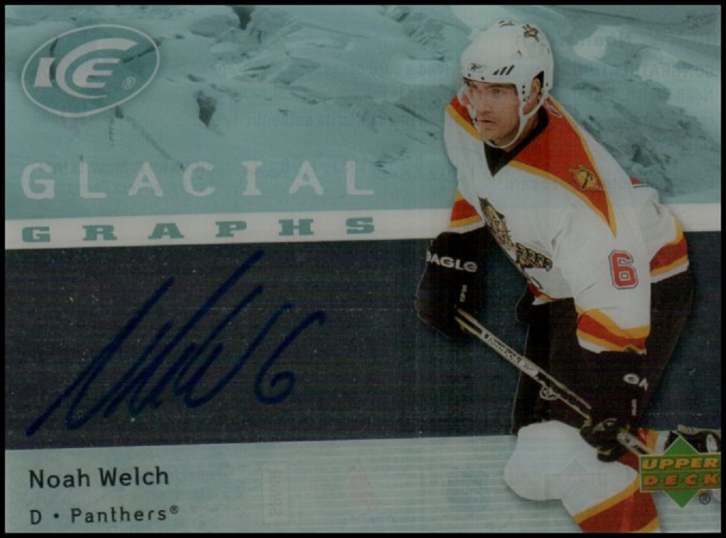 (image for) 2007-08 Upper Deck Ice Glacial Graphs #GGNW Noah Welch AUTO