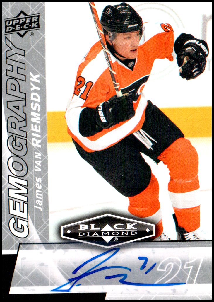 (image for) 2010-11 Black Diamond Gemography #GVR James van Riemsdyk AUTO