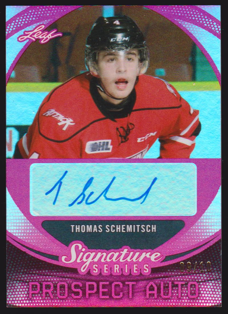 (image for) 2015-16 Leaf Signature Series Prospects Autographs Red #SPTS1 Thomas Schemitsch 09/10 - XRC