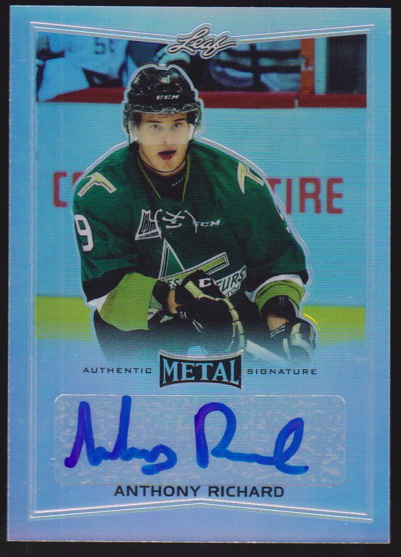 2015-16 Leaf Metal #BAAR1 Anthony Richard AUTO (image for) 2015-16 Leaf Metal #BAAR1 Anthony Richard AUTO