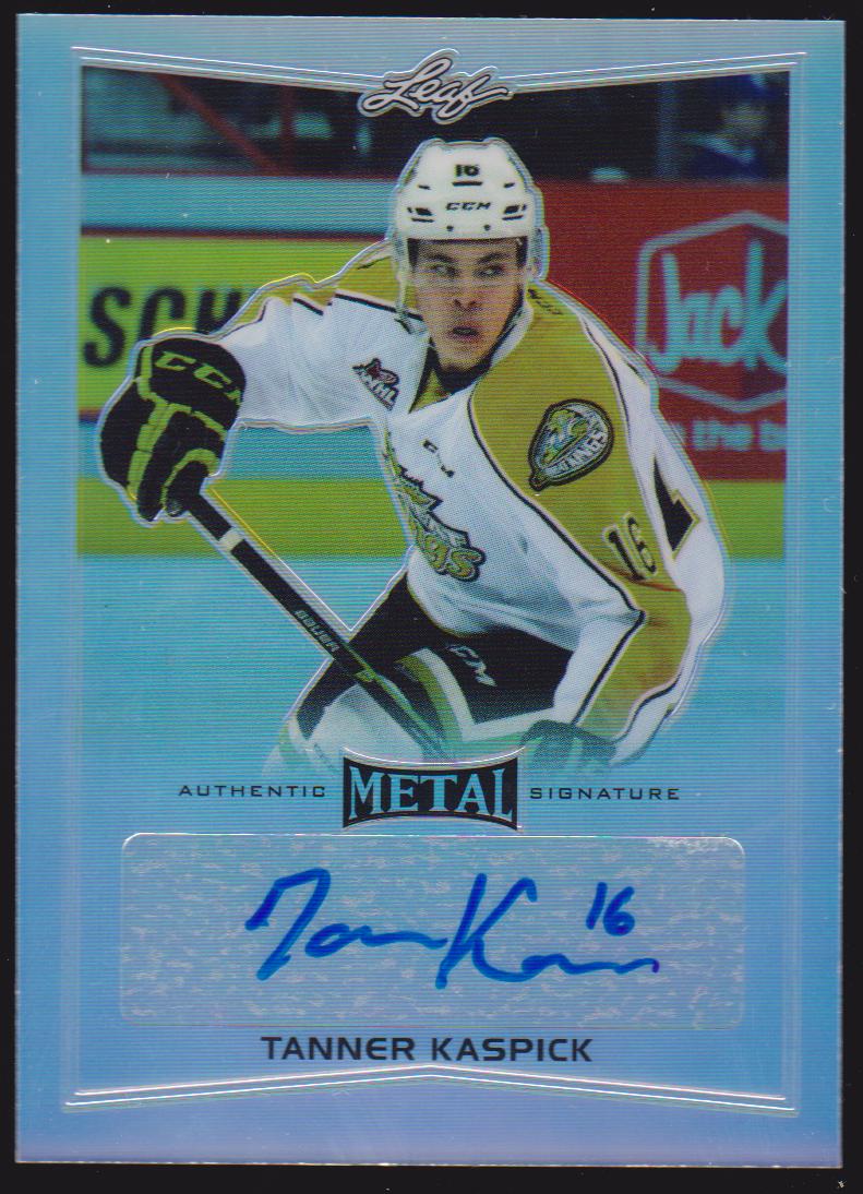 2015-16 Leaf Metal #BATK1 Tanner Kaspick AUTO (image for) 2015-16 Leaf Metal #BATK1 Tanner Kaspick AUTO