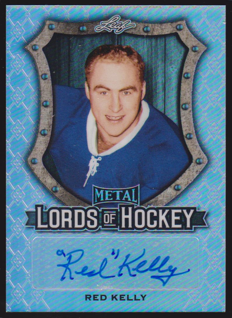 (image for) 2016-17 Leaf Metal Lords of Hockey #LHRK1 Red Kelly (Only 10 copies)