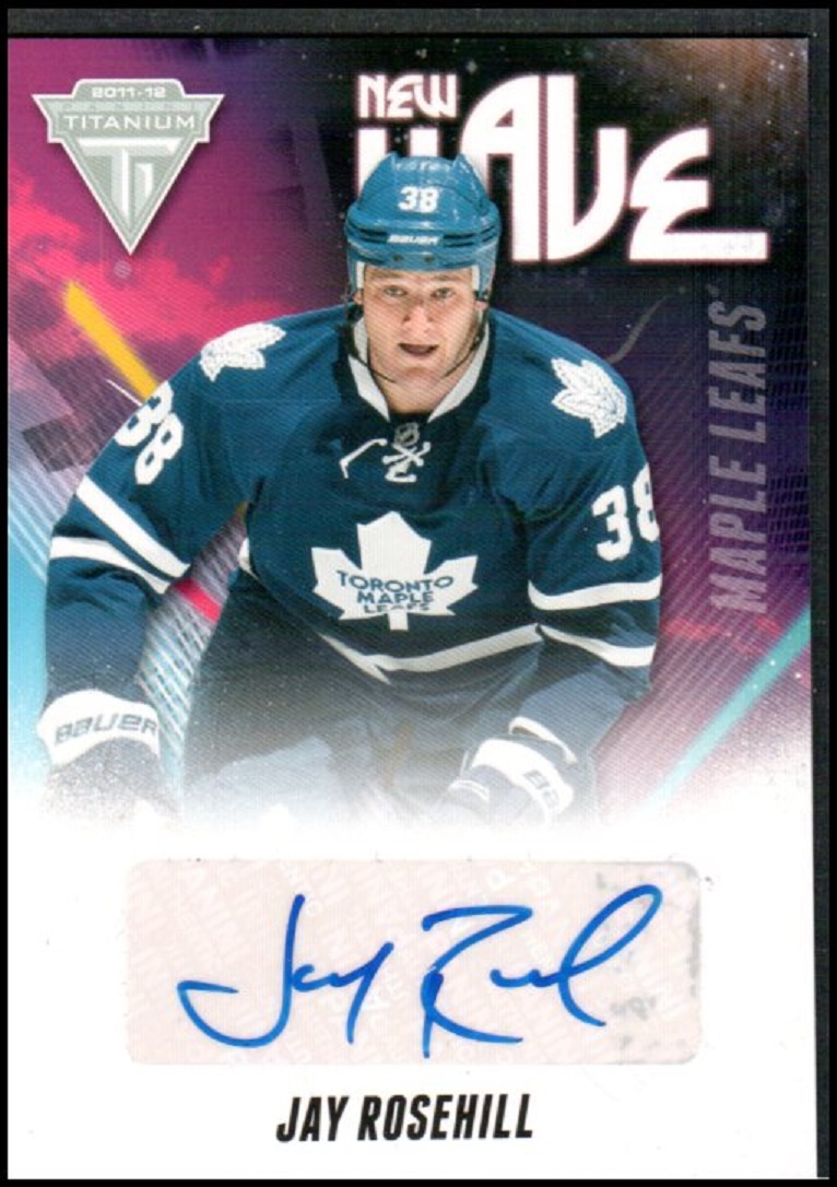 2011-12 Panini Titanium New Wave Autographs #25 Jay Rosehill (image for) 2011-12 Panini Titanium New Wave Autographs #25 Jay Rosehill