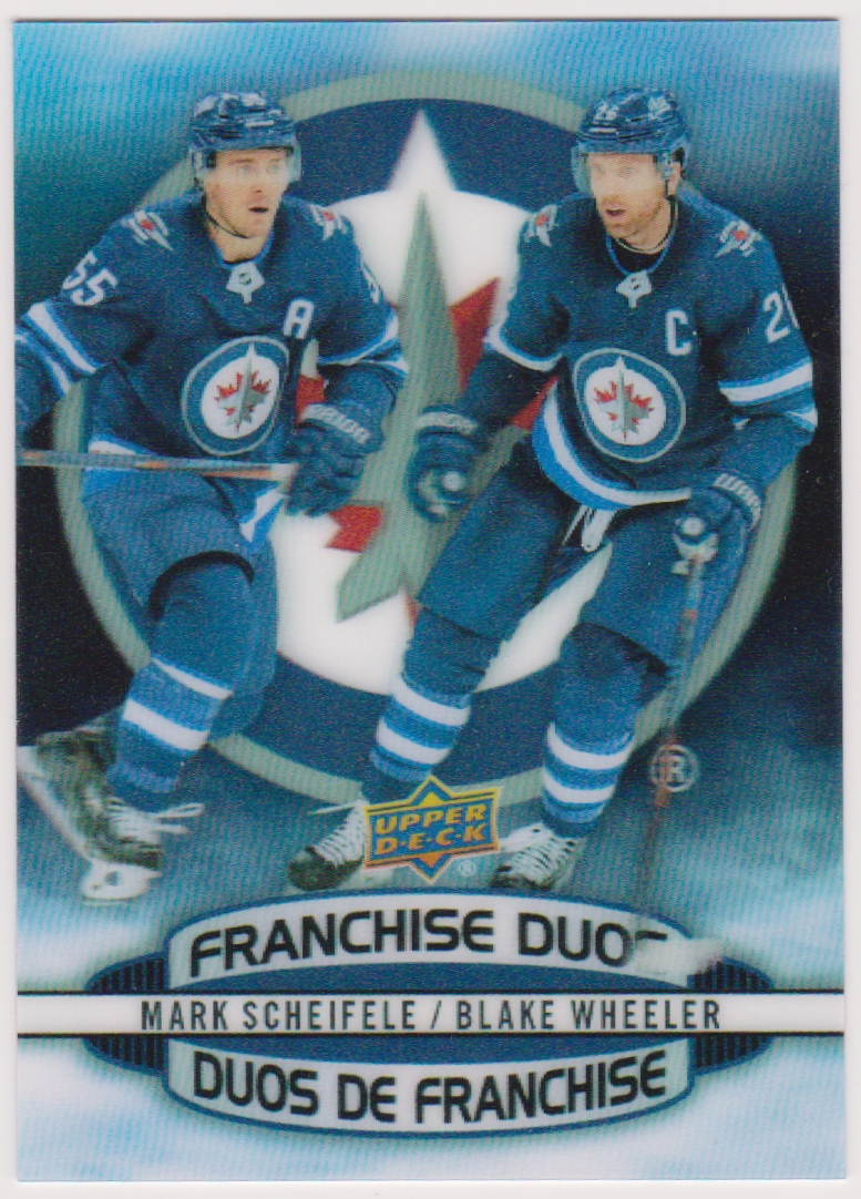 (image for) 2019-20 Upper Deck Tim Hortons Franchise Duos #D4 Mark Scheifele/Blake Wheeler
