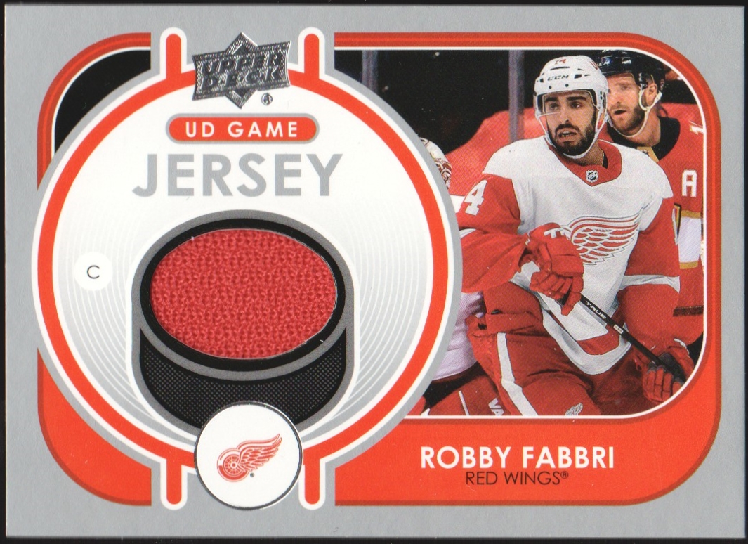 (image for) 2021-22 Upper Deck Game Jerseys #GJRF Robby Fabbri