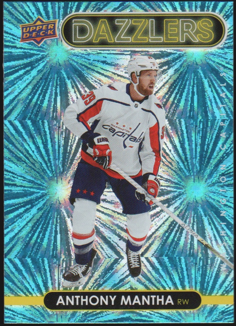 2021-22 Upper Deck Dazzlers #DZ48 Anthony Mantha (image for) 2021-22 Upper Deck Dazzlers #DZ48 Anthony Mantha