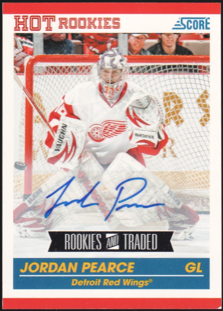 (image for) 2010-11 Score Signatures #611 Jordan Pearce AUTO