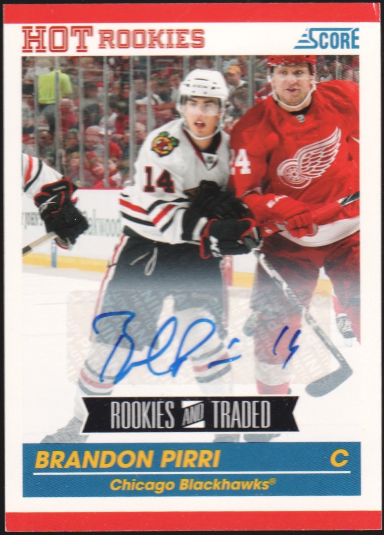 (image for) 2010-11 Score Signatures #651 Brandon Pirri AUTO
