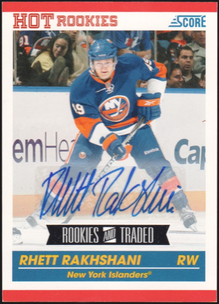 (image for) 2010-11 Score Signatures #638 Rhett Rakhshani AUTO