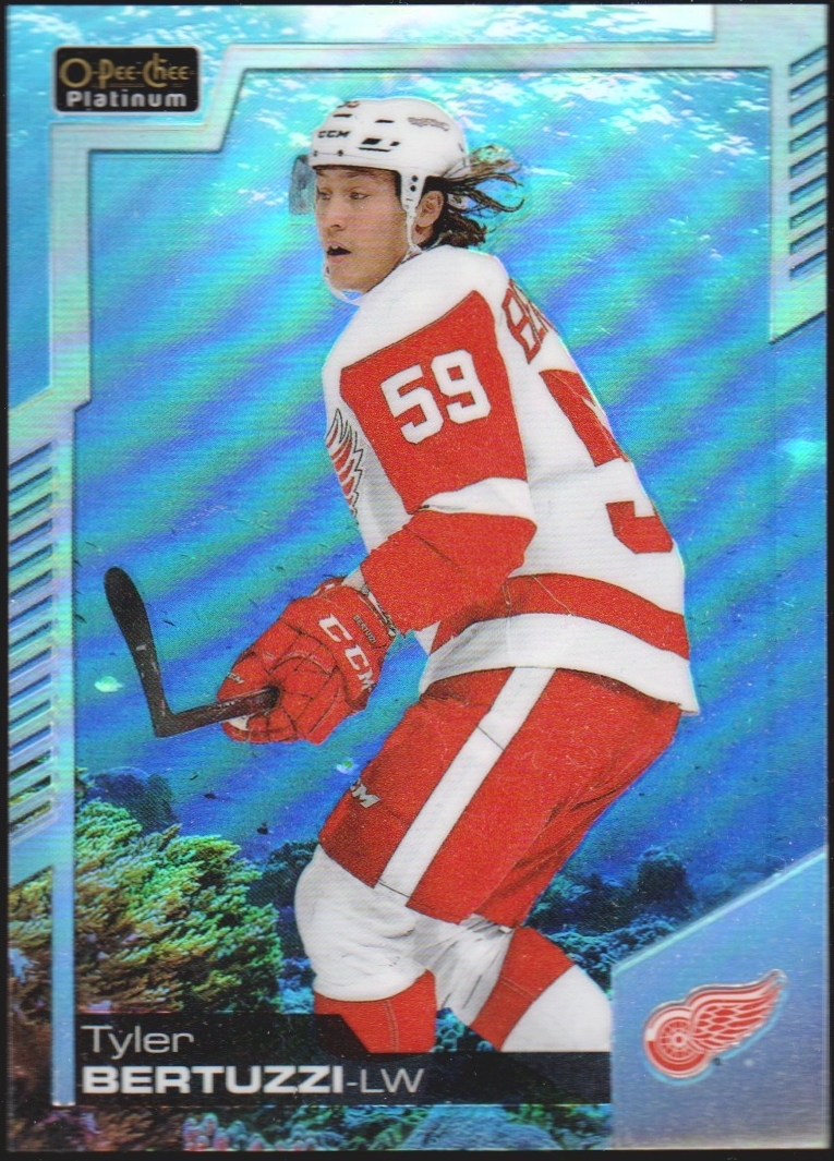 2020-21 O-Pee-Chee Platinum Aquamarine #101 Tyler Bertuzzi (image for) 2020-21 O-Pee-Chee Platinum Aquamarine #101 Tyler Bertuzzi