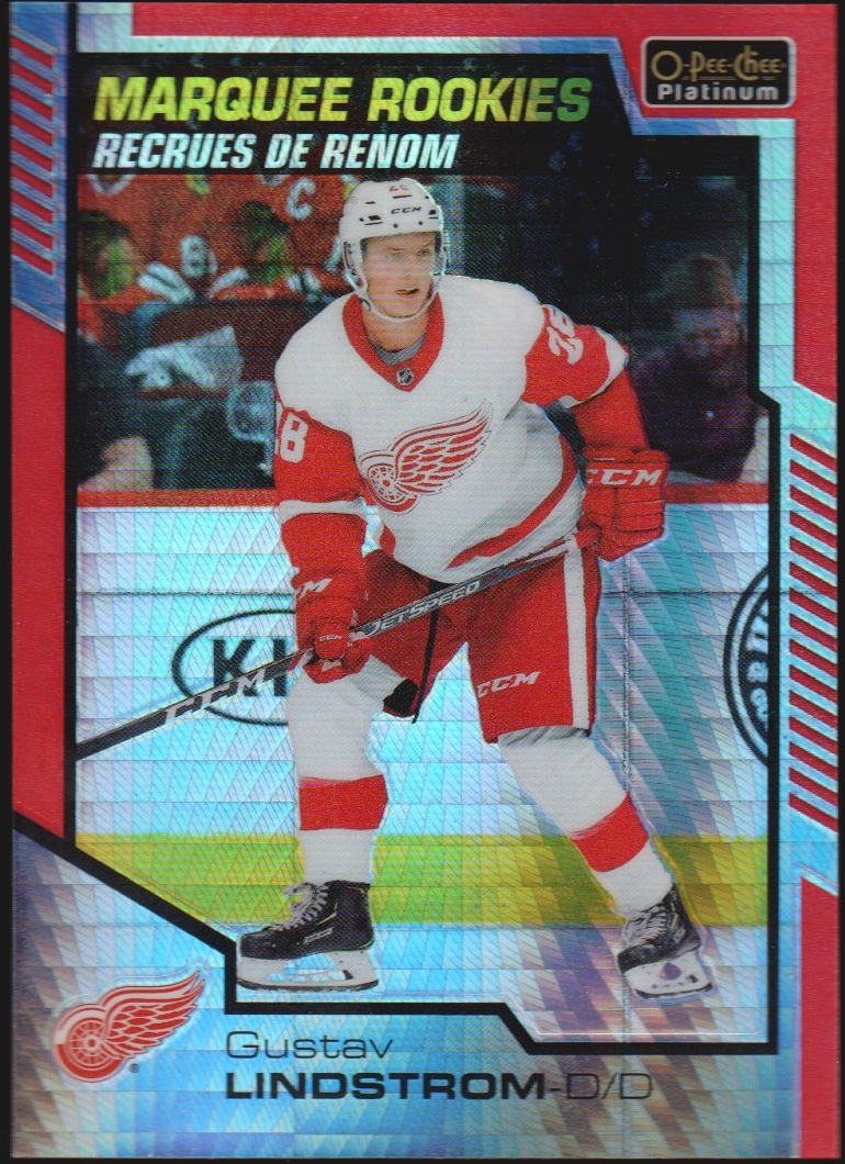 (image for) 2020-21 O-Pee-Chee Platinum Red Prism #182 Gustav Lindstrom
