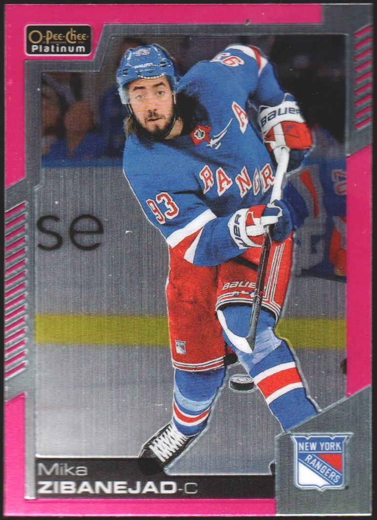 (image for) 2020-21 O-Pee-Chee Platinum Matte Pink #133 Mika Zibanejad