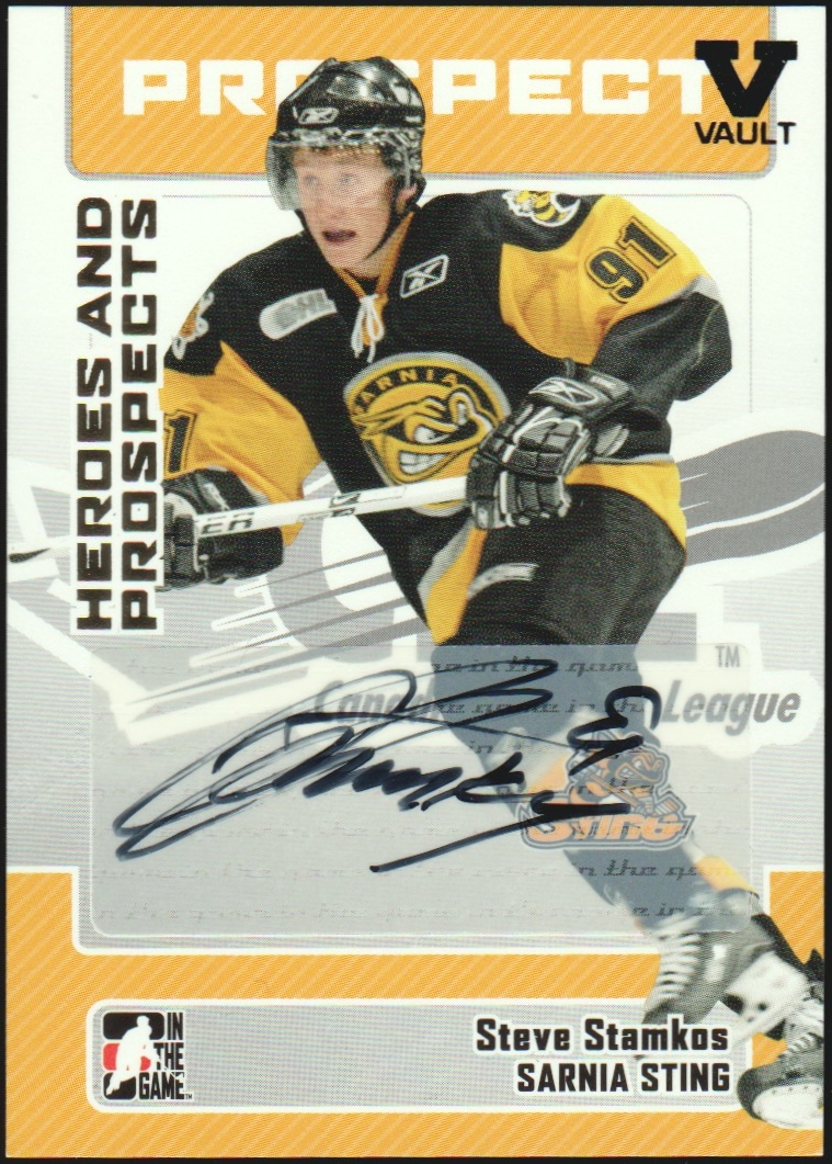 2006-07 ITG Heroes and Prospects Autographs #ASS Steven Stamkos (image for) 2006-07 ITG Heroes and Prospects Autographs #ASS Steven Stamkos