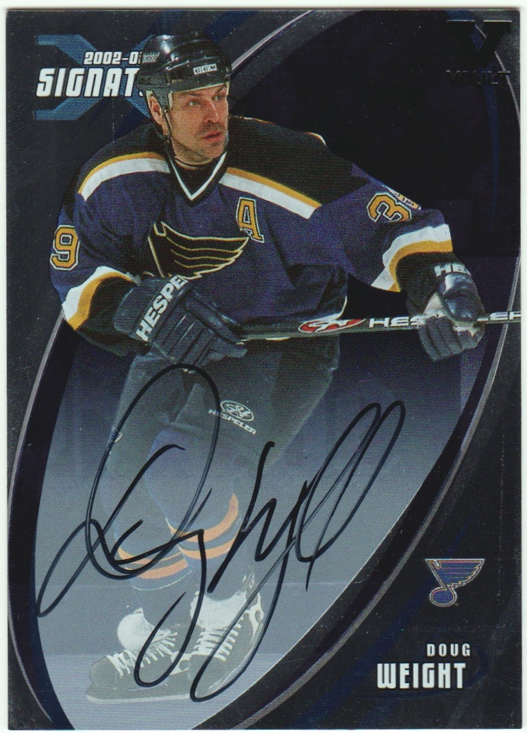(image for) 2002-03 BAP Signature Series Autographs #163 Doug Weight VAULT