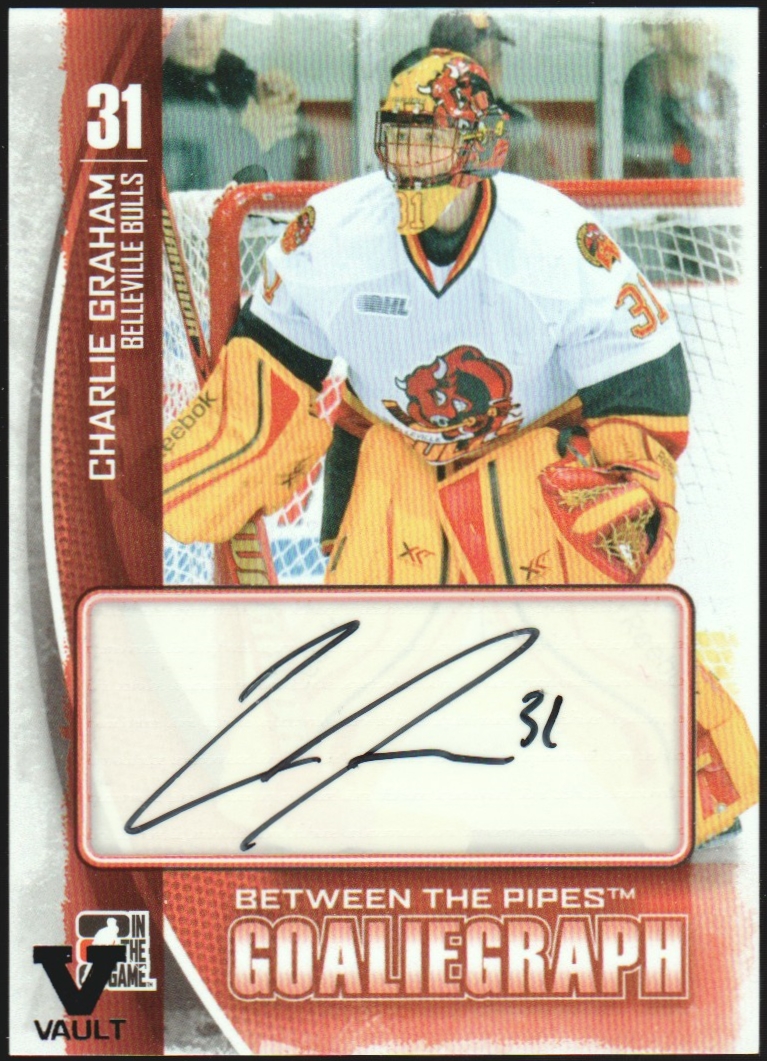2013-14 Between the Pipes Autographs #ACG Charlie Graham VAULT (image for) 2013-14 Between the Pipes Autographs #ACG Charlie Graham VAULT