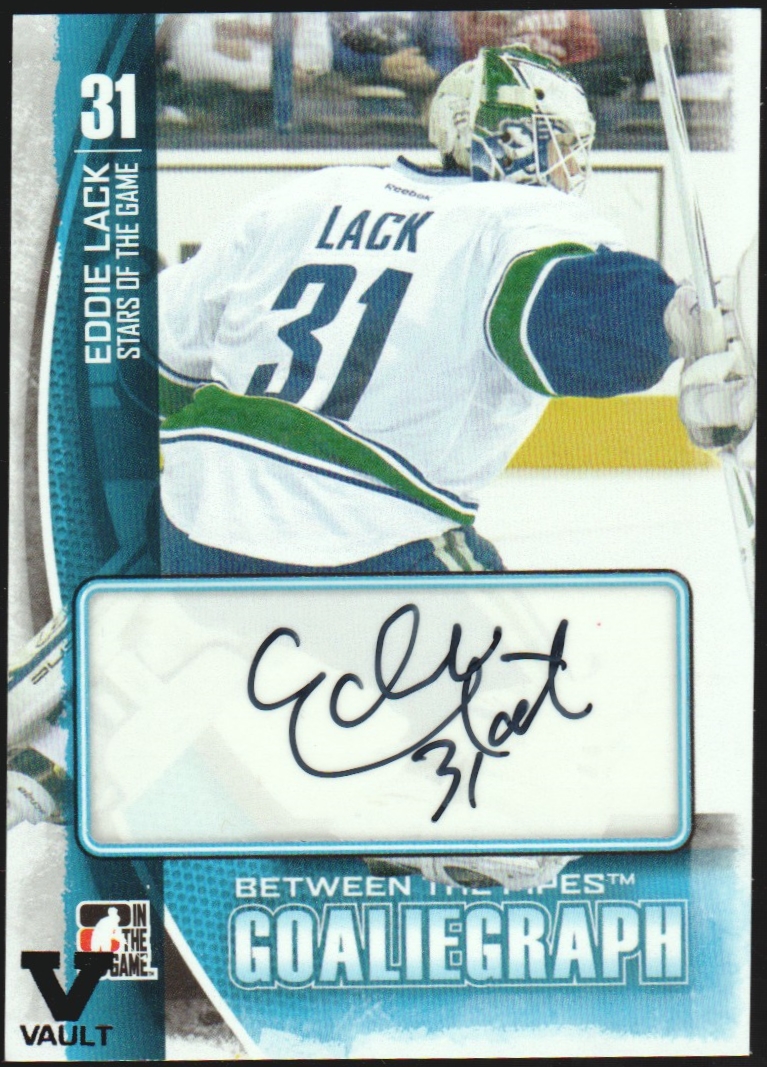 (image for) 2013-14 Between the Pipes Autographs #AEL Eddie Lack VAULT