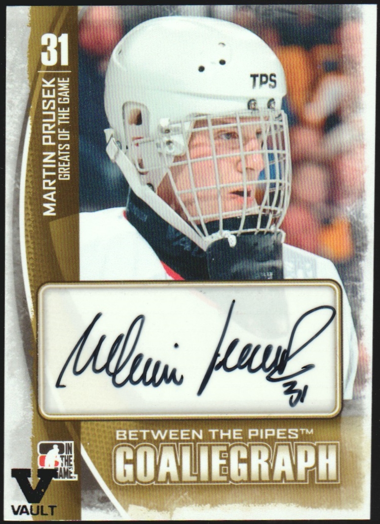 2013-14 Between the Pipes Autographs #AMP Martin Prusek VAULT (image for) 2013-14 Between the Pipes Autographs #AMP Martin Prusek VAULT