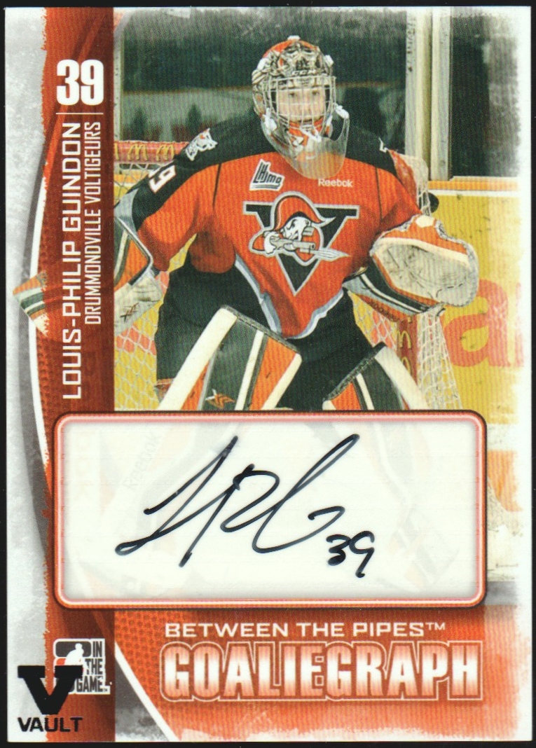 2013-14 Between the Pipes Autographs #ALG Louis-Philip Guindon (image for) 2013-14 Between the Pipes Autographs #ALG Louis-Philip Guindon