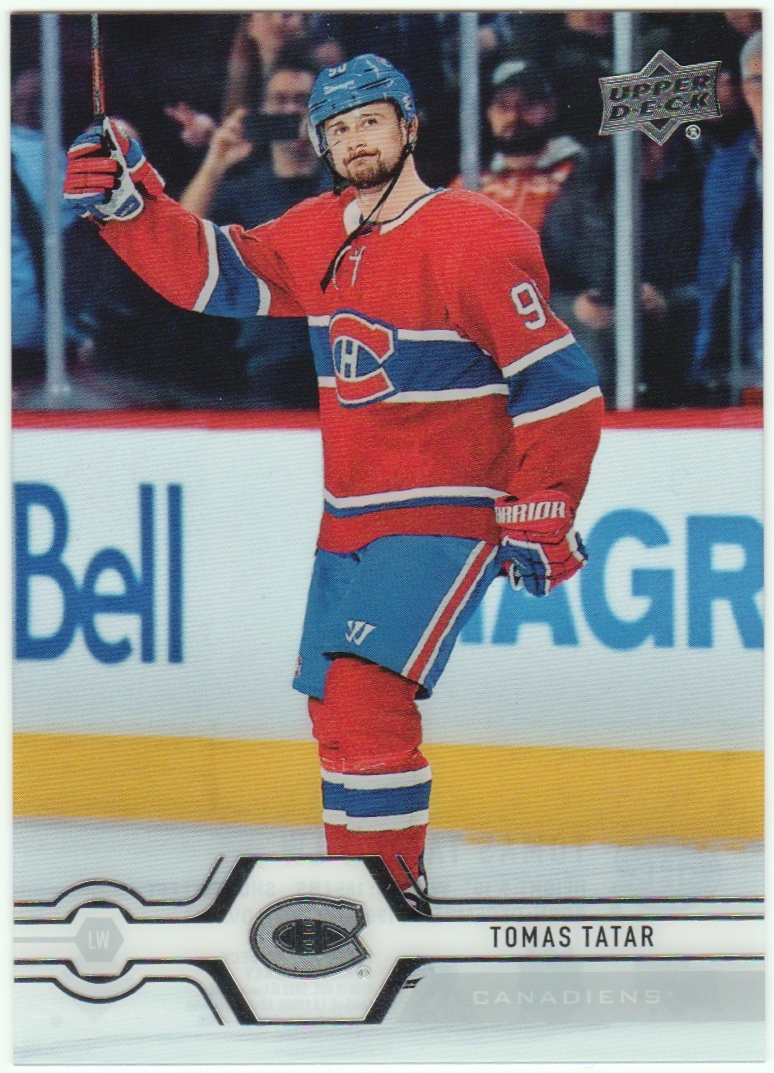 2019-20 Upper Deck Clear Cut #47 Tomas Tatar (image for) 2019-20 Upper Deck Clear Cut #47 Tomas Tatar