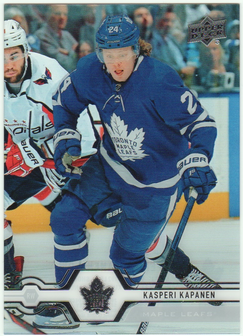2019-20 Upper Deck Clear Cut #5 Kasperi Kapanen (image for) 2019-20 Upper Deck Clear Cut #5 Kasperi Kapanen