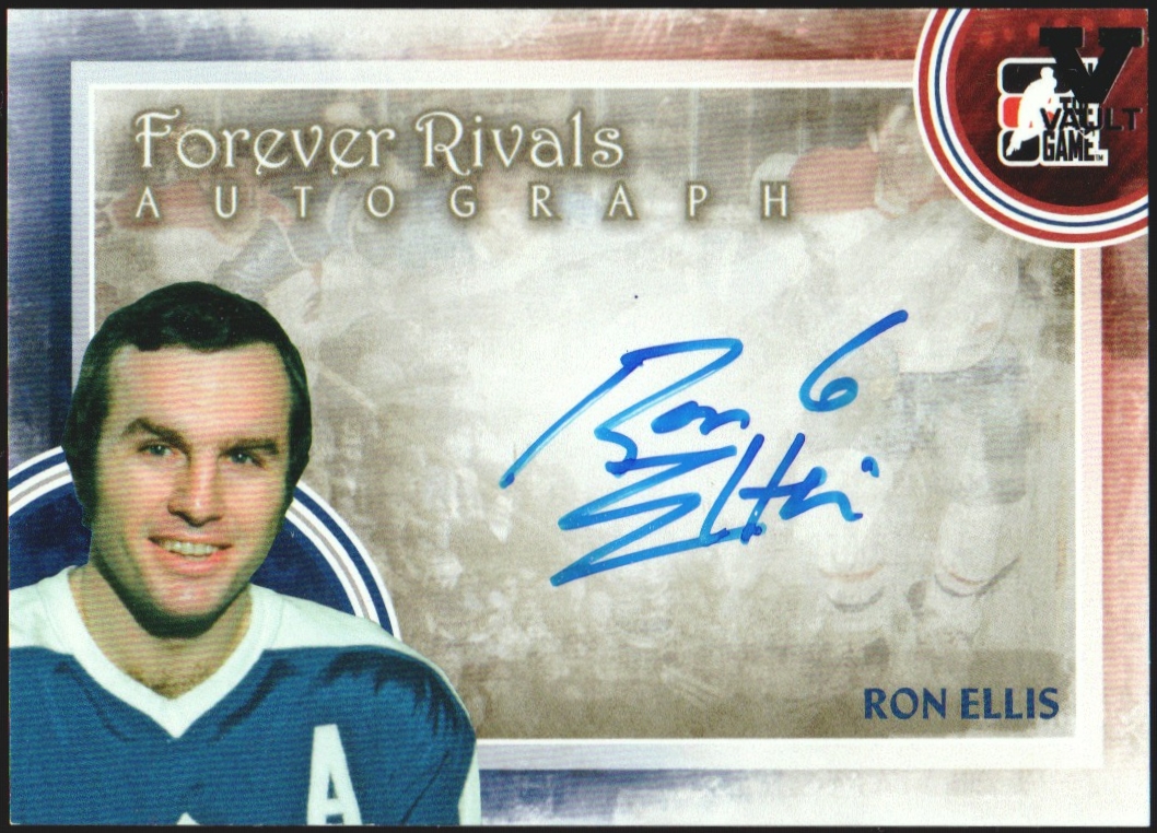 2012-13 ITG Forever Rivals Autographs #ARE Ron Ellis VAULT (image for) 2012-13 ITG Forever Rivals Autographs #ARE Ron Ellis VAULT